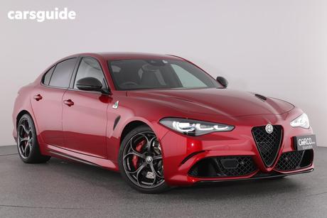 Red 2024 Alfa Romeo Giulia Sedan Quadrifoglio