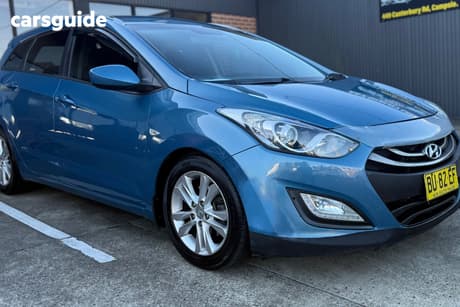 Blue 2013 Hyundai I30 Wagon Tourer Active 1.6 Crdi