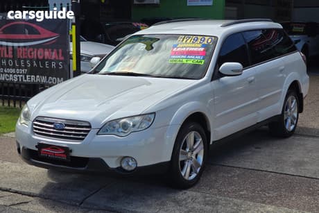 White 2008 Subaru Outback Wagon 2.5I