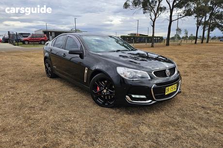 Black 2015 Holden Commodore Sedan Ss-V Redline