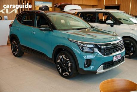 Blue 2025 Kia Seltos Wagon Gt-Line (Awd) (Two-Tone)