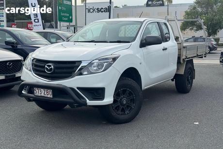 White 2019 Mazda BT-50 Freestyle Cab Chassis Xt (4X4) (5Yr)