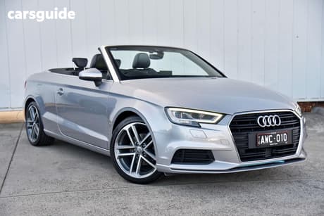Silver 2018 Audi A3 Cabriolet 35 Tfsi (1.4 Tfsi)
