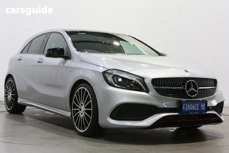 Silver 2017 Mercedes-Benz A250 Hatchback Sport