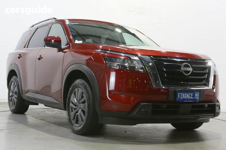 Red 2022 Nissan Pathfinder Wagon St-L (4Wd)