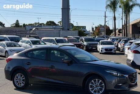 Grey 2018 Mazda 3 Sedan Neo Sport