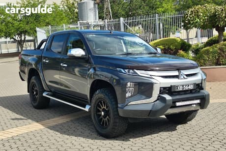 Grey 2019 Mitsubishi Triton Double Cab Pick Up Gls (4X4) Premium