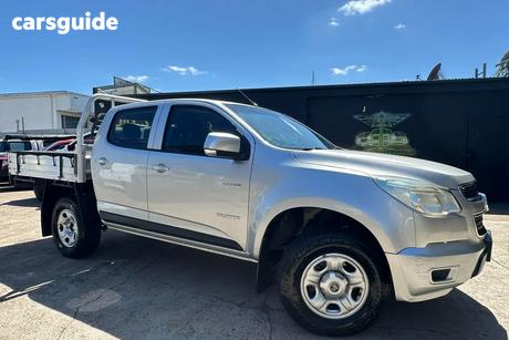Silver 2014 Holden Colorado Crew Cab Chassis Ls (4X2)