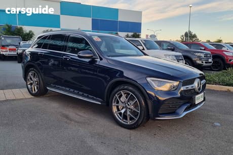 Blue 2021 Mercedes-Benz GLC300 Wagon 4Matic