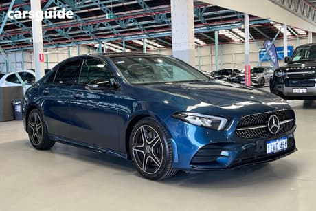 Blue 2023 Mercedes-Benz A250 Sedan 4Matic Mhev