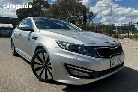 Silver 2012 Kia Optima Sedan Platinum