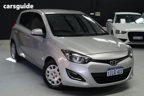Silver 2012 Hyundai I20 Hatchback Active