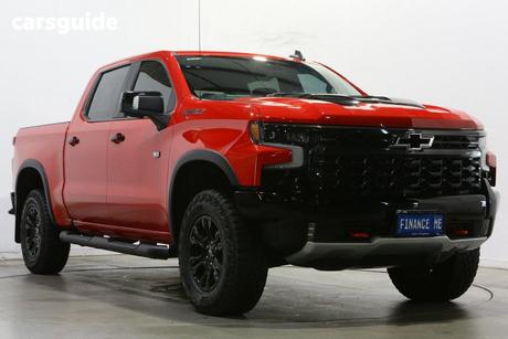 Red 2024 Chevrolet Silverado Crew Cab Pickup 1500 Zr2