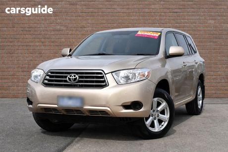 Gold 2010 Toyota Kluger Wagon Kx-R (Fwd) 5 Seat
