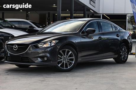 Grey 2017 Mazda 6 Sedan Sport