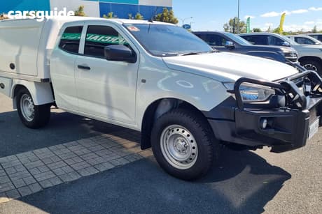 White 2021 Isuzu D-MAX Space Cab Chassis Sx (4X4)