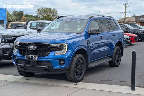 Blue 2025 Ford Everest Wagon Sport (4Wd)