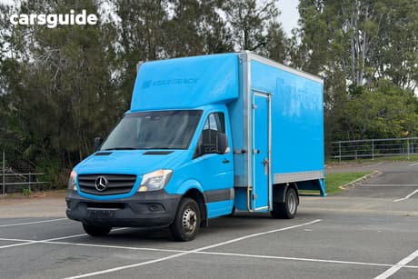 Blue 2016 Mercedes-Benz Sprinter Ute Tray