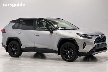 Silver 2024 Toyota RAV4 Wagon Xse (Awd) Hybrid Premium Paint