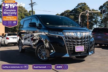 Black 2021 Toyota Alphard SUV EXECUTIVE LOUNGE (HYBRID)