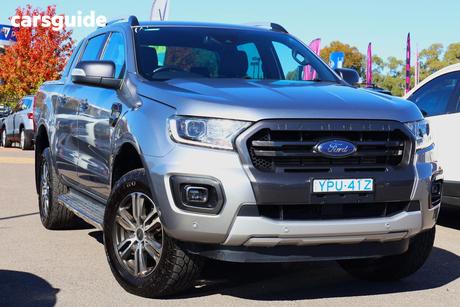 Silver 2020 Ford Ranger Double Cab Pick Up Wildtrak 2.0 (4X4)