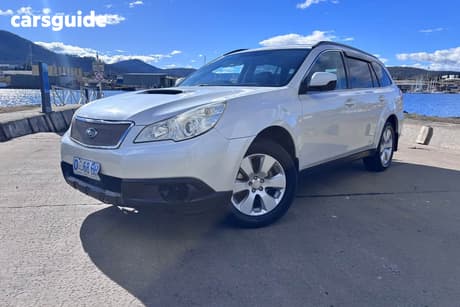 White 2012 Subaru Outback Wagon 2.0D Premium