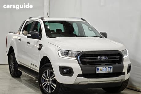 White 2021 Ford Ranger Double Cab Pick Up Wildtrak 3.2 (4X4)