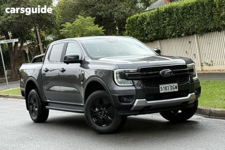 Grey 2025 Ford Ranger Double Cab Pick Up Phev Sport (4X4)
