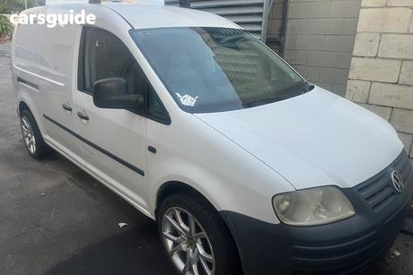 White 2008 Volkswagen Caddy Van Maxi