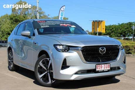 Silver 2023 Mazda CX-60 Wagon G40E Azami Hybrid