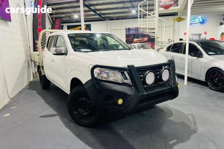 White 2018 Nissan Navara Double Cab Chassis Rx (4X4)