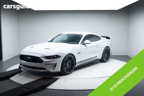 White 2018 Ford Mustang Coupe Fastback Gt 5.0 V8