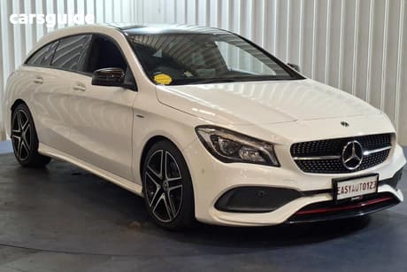 White 2018 Mercedes-Benz CLA250 Wagon Sport 4Matic S/Brake