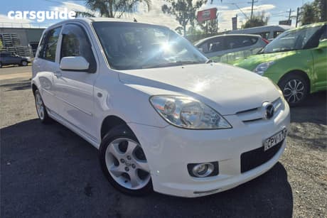 White 2005 Mazda 2 Hatchback Genki