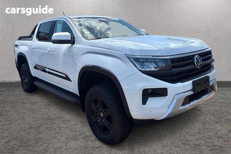 White 2025 Volkswagen Amarok Dual Cab Utility 10-Deserts Edt Tdi500 4Motion