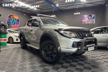 Silver 2018 Mitsubishi Triton Dual Cab Utility Glx Plus (4X4)