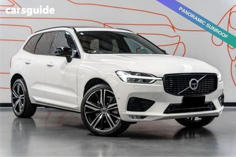 White 2020 Volvo XC60 Wagon T6 R-Design (Awd)