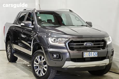 Grey 2019 Ford Ranger Double Cab Pick Up Wildtrak 2.0 (4X4)
