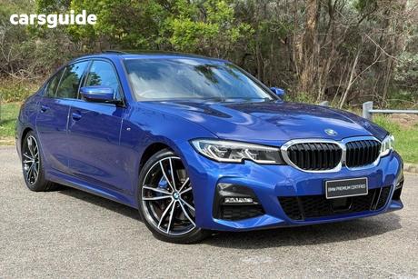 Blue 2021 BMW 330I Sedan M Sport