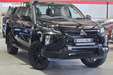 Black 2021 Mitsubishi Triton Double Cab Pick Up Gsr (4X4)