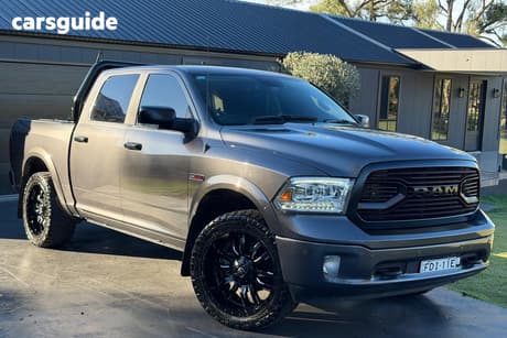 Grey 2020 RAM 1500 Crew Cab Utility Laramie (4X4)
