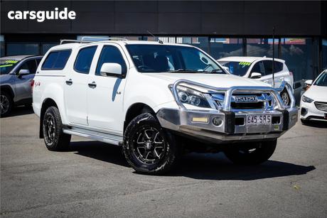 White 2012 Isuzu D-MAX Crew Cab Utility Ls-M Hi-Ride (4X4)