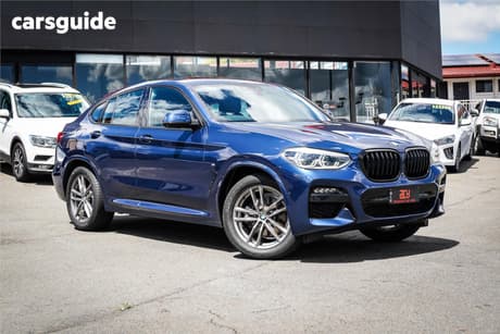 Blue 2020 BMW X4 Coupe Xdrive20I M Sport