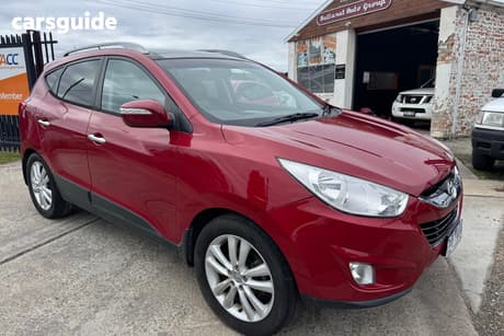 Red 2011 Hyundai IX35 Wagon Highlander (Awd)