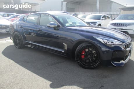 Blue 2018 Kia Stinger Sedan Gt (Black Leather)