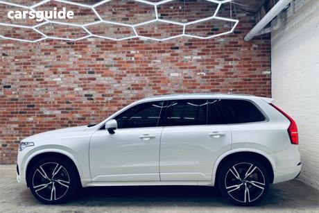 White 2019 Volvo XC90 Wagon D5 R-Design