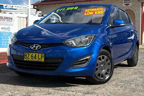 Blue 2013 Hyundai I20 Hatchback Active