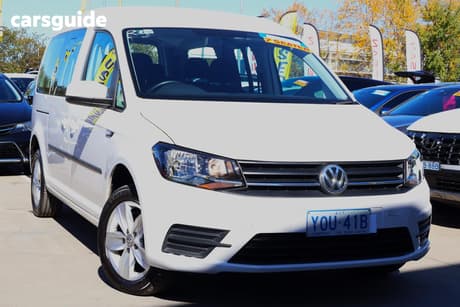 White 2020 Volkswagen Caddy OtherCar TSI220 TRENDLINE F