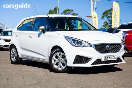 White 2022 MG MG3 Hatchback Core
