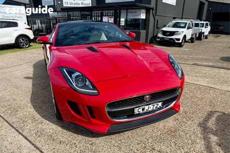 Red 2015 Jaguar F-Type Coupe V6